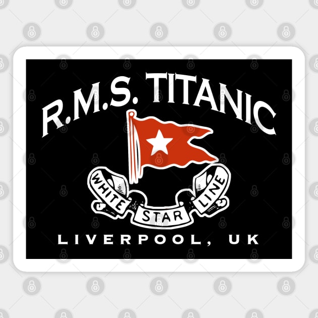 RMS Titanic Crew Magnet by PopCultureShirts